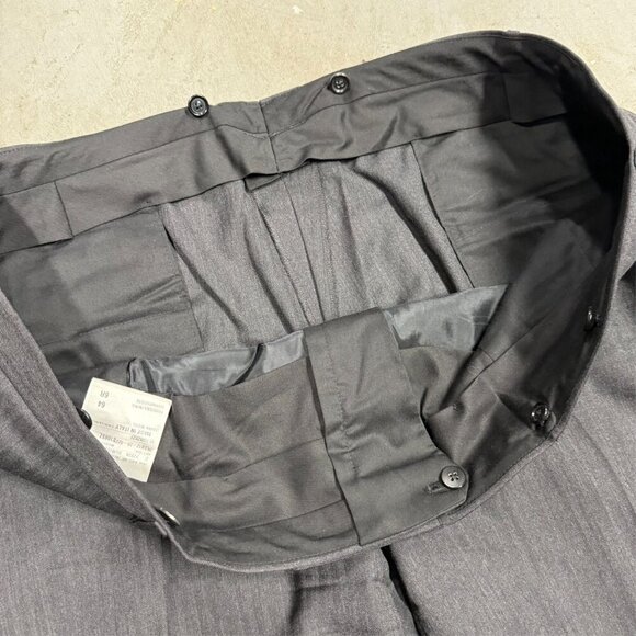 VASSI Couture Suit 2pc Super 130s Made in Italy Grey 52R 46x30 - Picture 12 of 13